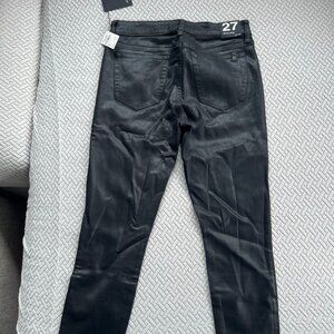 NWT Joe’s Jeans Black Coated Skinny Ankle